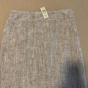 Linen Skirt. Shell color. NEW